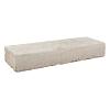 Oud Hollandse traptreden massief 100x37x15cm creme