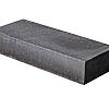 Oud Hollandse halve traptreden massief 50x37x15cm antraciet