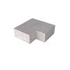Oud Hollandse hoek traptrede binnen 90° lichtgrijs 40x20cm