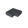 Oud Hollandse hoek traptrede buiten 90° antraciet 37x15cm