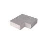 Oud Hollandse hoek traptrede buiten 90° lichtgrijs 37x15cm