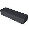 Oud Hollands zitelement recht 200x60x40cm carbon