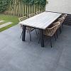 Keramische tegel Solido Ceramica Cittadella Nero 60x60x3cm
