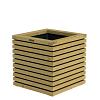 Bloembak Elan 60 Excellent, 60x60x60cm, groen geïmpregneerd.