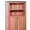 Buitenkeuken dubbel 168 Excellent, 168x109x56cm (HxBxD) met 3 schappen en deuren, onbehandeld.