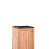 Buitenkeuken enkel 90 Excellent, 90x61,5x56cm (HxBxD) met schap en deur, onbehandeld.