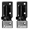 Duim zwart 16 mm tbv poort, per 2 stuks