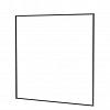 Aluminium profielset tbv composiet scherm 181,5x181,5 cm, antraciet