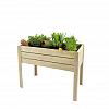Minigarden op poten grenen 80x100x50 cm (HxBxD), groen geïmpregneerd