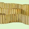 Rolborder Ø 5x30x250 cm, groen geïmpregneerd