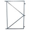 Stalen poortframe met 3 ophangpunten verzinkt 130x155cm