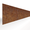 Kantopsluiting corten 16,5x300cm recht