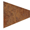 Kantopsluiting corten 28x300cm geplet