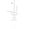 In-Lite SWAY Pendant 12V pearl grey