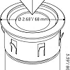 In-Lite LEDspot Flux rond 60mm 12V Tone