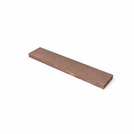 Oud Hollandse tegel gewapend 100x20x5cm roodbruin