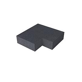 Oud Hollandse hoek traptrede buiten 90° antraciet 37x15cm