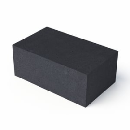 Oud Hollands zitelement recht 100x60x40cm carbon