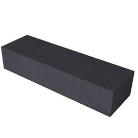 Oud Hollands zitelement recht 200x60x40cm carbon