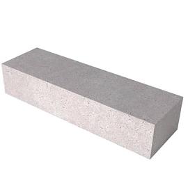 Oud Hollands zitelement recht 200x60x40cm lichtgrijs