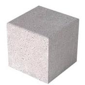 Oud Hollands zitelement vierkant 50x50x50cm lichtgrijs