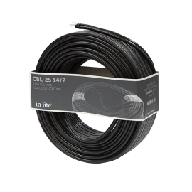 In-Lite kabel 14/2-25 mtr. max 250W