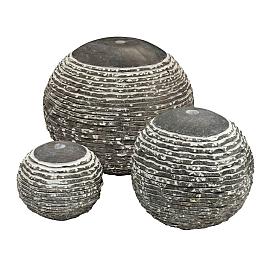 Set borrelstenen bluette 25, 35 en 45cm