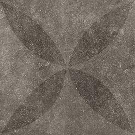 VTwonen Solostone keramiek 70x70x3,2cm Hormigon Flower Antra