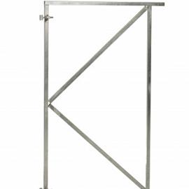 Verstelbaar stalen poortframe 100x155 cm, vuurverzinkt