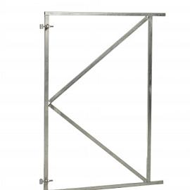 Verstelbaar stalen poortframe 120x155 cm, vuurverzinkt