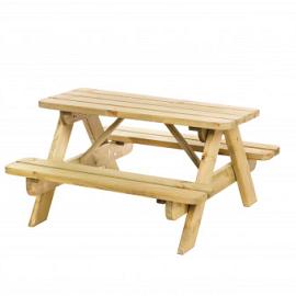Junior picknicktafel Björn, bladmaat 90x38,5 cm, groen geïmpregneerd