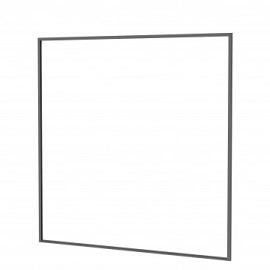 Aluminium profielset tbv composiet scherm 181,5x200 cm, antraciet
