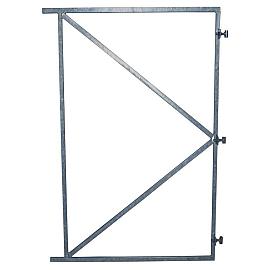 Stalen poortframe met 3 ophangpunten verzinkt 130x155cm