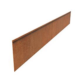 CorTen kantopsluiting 2mm  29x230cm geplet