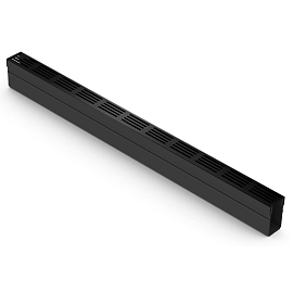 ACO Slimline goot 6,1x10x100cm met zwart designrooster