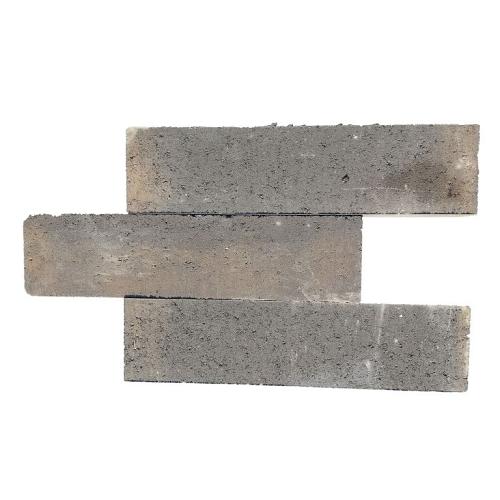 Patioblok strak 60x12x12 cm Bruin/Zwart