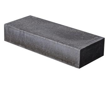 Oud Hollandse halve traptreden massief 50x37x15cm antraciet