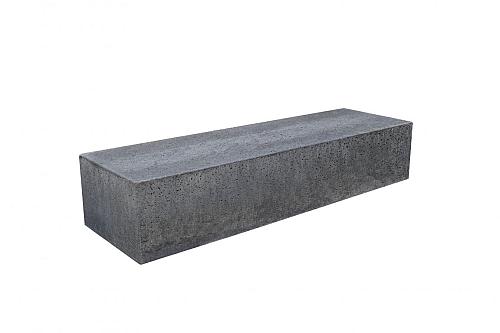 Oud Hollands zitelement recht 100x60x40cm antraciet