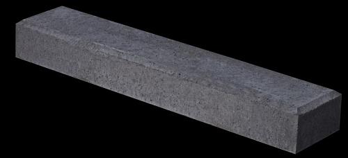 Oud Hollandse biels met facet 100x20x12cm antraciet