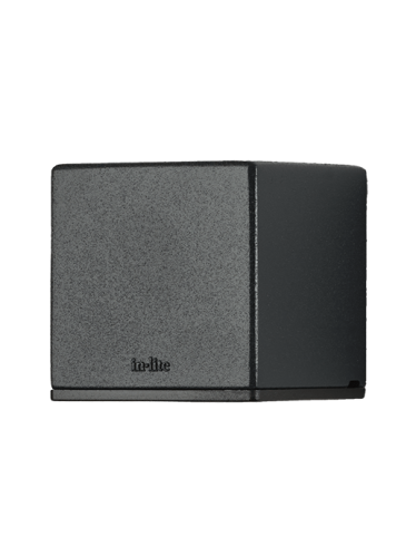 In-Lite muurspotje LED BIG Cubid Dark 12V/1W (dark grey)