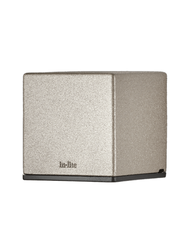 In-Lite muurspotje LED BIG Cubid Grijs 12V/1W (rose silver)
