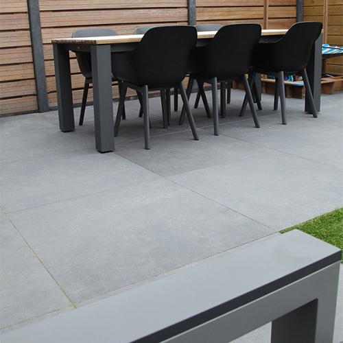 Keramische tegel Solido 90x90x3cm Cittadella Nero