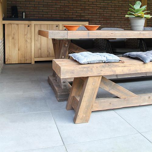 Keramische tegel Solido 90x90x3cm Cittadella Taupe