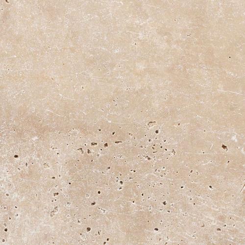 Travertin Ivory Cream 60x60x3 cm, getrommeld