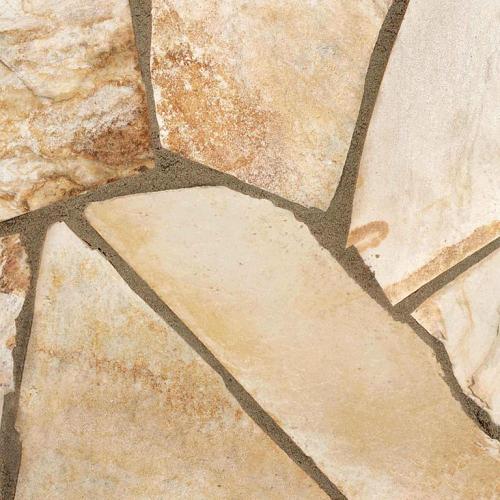 Florida Yellow kwartsiet flagstones 2-4cm dik