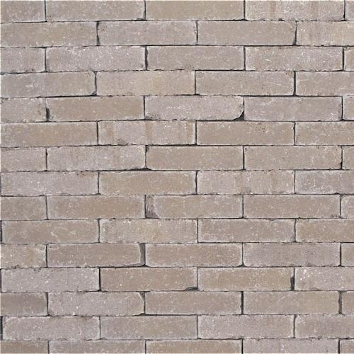 Gebakken WF getrommeld 20x5x6cm stone grey