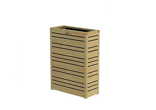 Bloembak Flux 90 Excellent, 70x30x90cm, groen geïmpregneerd.