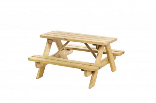 Junior picknicktafel Björn, bladmaat 90x38,5 cm, groen geïmpregneerd