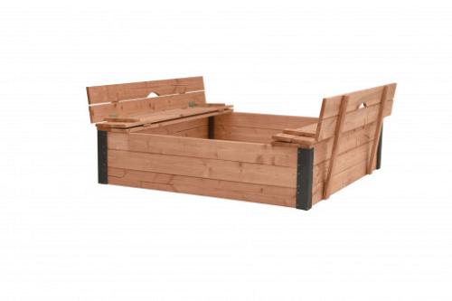 Douglas Zandbak Roy met deksel/zitbank 120x120x30 cm