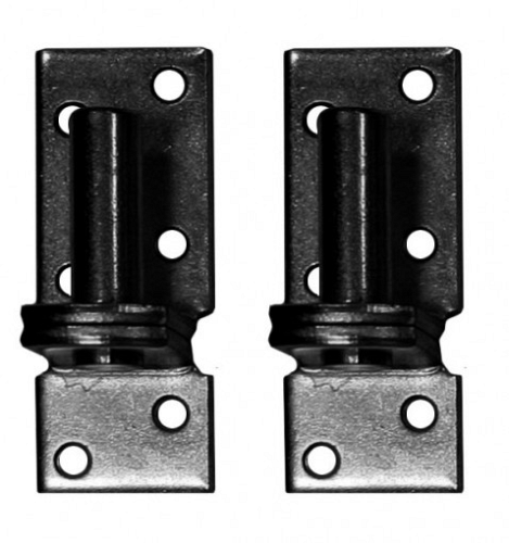 Duim zwart 16 mm tbv poort, per 2 stuks